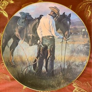 Gorham China Plate Artist Tom Ryan. First Edition, 1976. Limited Edition.